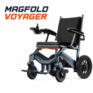 Hubang 500W Foldable Power Wheelchair Premium 2026 Magnesium Frame, Electromagnetic Brakes, Airline-Ready, 150kg Suppor